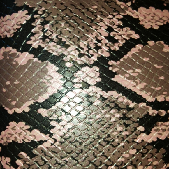 Nine West snakeskin black pink shoulder bag - Picture 3 of 7